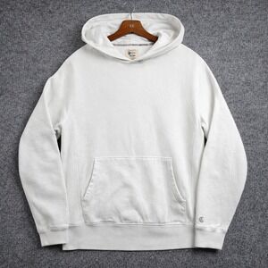 Todd Snyder x Champion M French Terry Hoodie Sweatshirt Medium White Designer